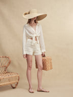 Streamlined Oversized Wide Brim Sun Hat