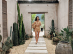 Shimmer Linen Jumpsuit