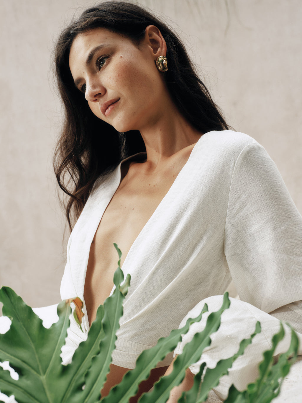 Shimmer Linen Separate Maxi Dress