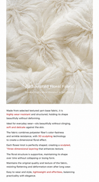 3D Floral Straight Midi Skirt