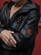 TENXTEN Military Waxed Embroidered Hooded Jacket