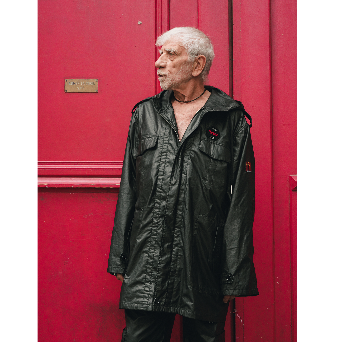 TENXTEN Military Waxed Embroidered Hooded Jacket Secondary image