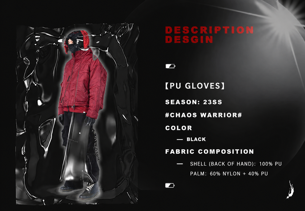 FVVO Zippered Leather Gloves