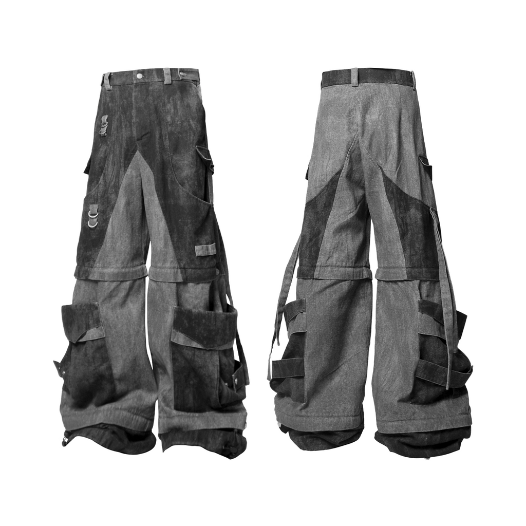 RELABEL 3D Design (Boundaries) / 8-panel / 12-panel detachable work trousers
