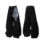 RELABEL Chrysalis · Chrysalis: Detachable square scarf, nappy cover, multi-zip, versatile styling, washed denim