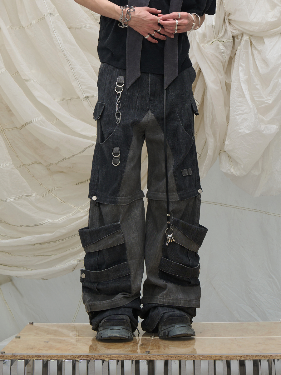 RELABEL 3D Design (Boundaries) / 8-panel / 12-panel detachable work trousers
