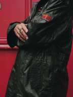 TENXTEN Military Waxed Embroidered Hooded Jacket