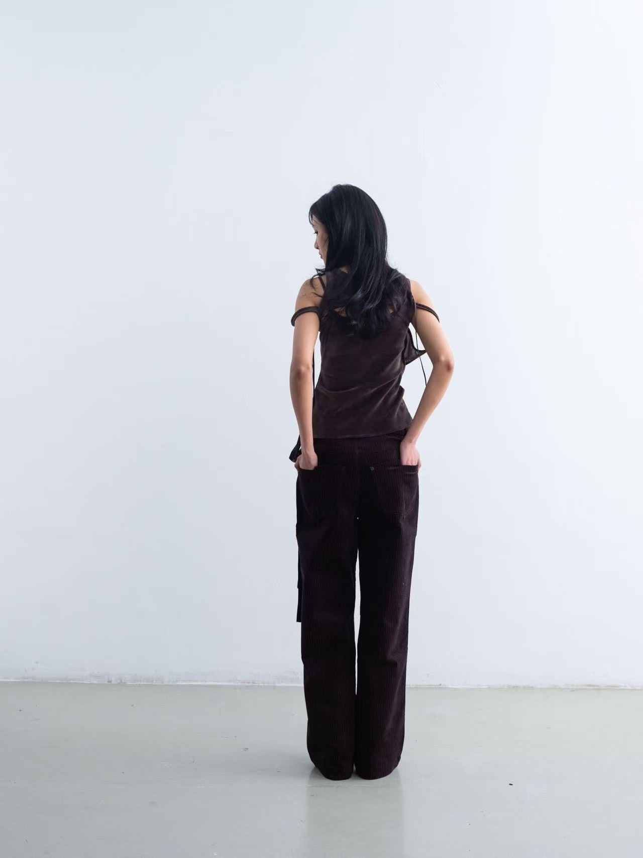 Corduroy Straight-Leg Pant