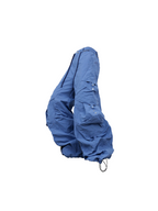 RELABEL (Lian Dai) Skin-friendly, Water-repellent, 3D Large Waterdrop-Patterned, Multi-Pocket, Pleated, Multi-Style Nylon Casual Trousers