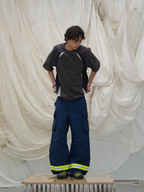 RELABEL Time Element (Gap) Multi-material Colour-block Patchwork Outdoor Cooling Quick-dry T-shirt