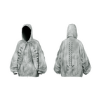 RE-BONE (Kai Xian) Acid-Washed, Water-Effect, Deconstructed, Multi-Pocket, Bud-Style, Balloon-Silhouette, Cooling, UPF50+ Sun Protection Jacket