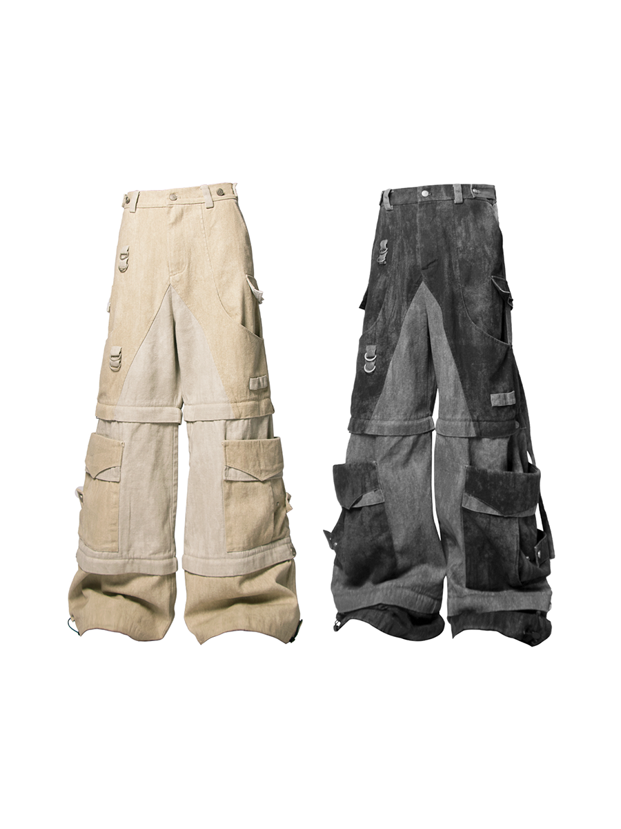 RELABEL 3D Design (Boundaries) / 8-panel / 12-panel detachable work trousers