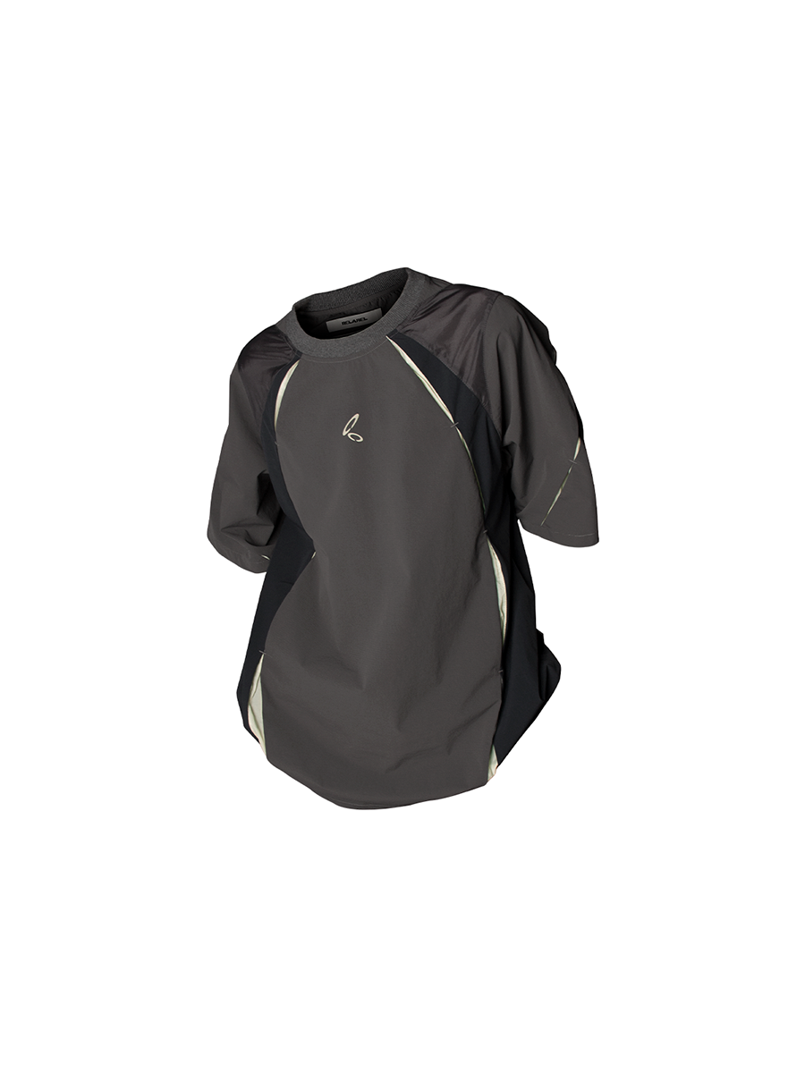 RELABEL Time Element (Gap) Multi-material Colour-block Patchwork Outdoor Cooling Quick-dry T-shirt Main image