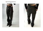 03 ES Waxed Two-pieces Paneled jeans
