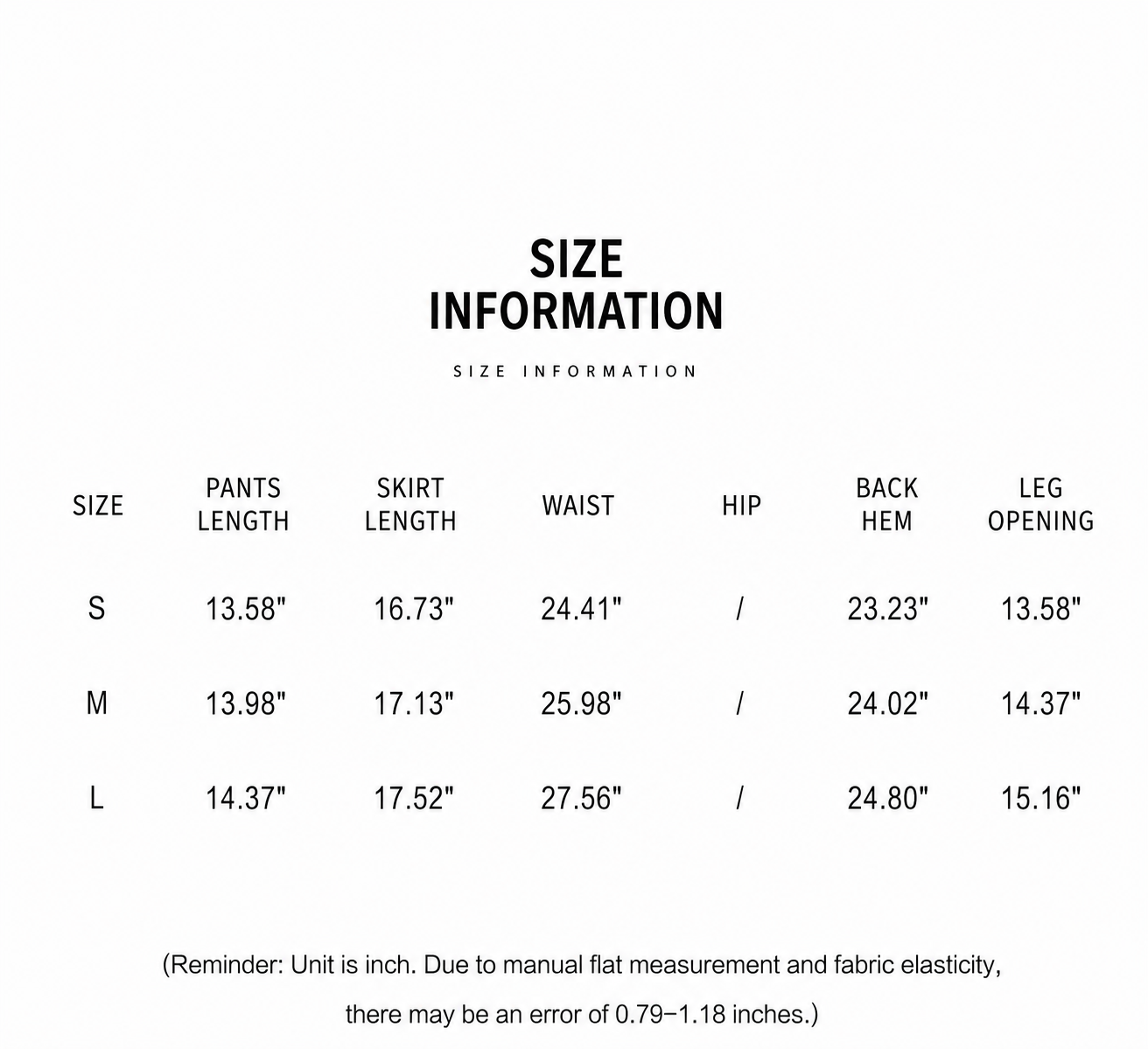 Women’s Elastic Waist Two-in-One Peplum Skort