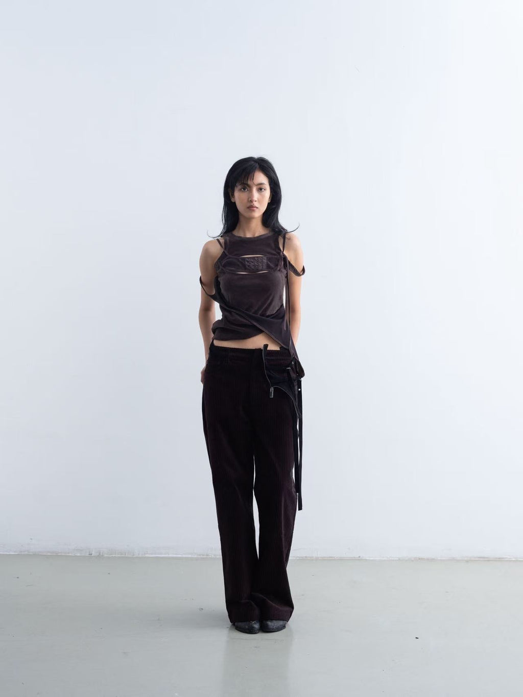 Corduroy Straight-Leg Pant