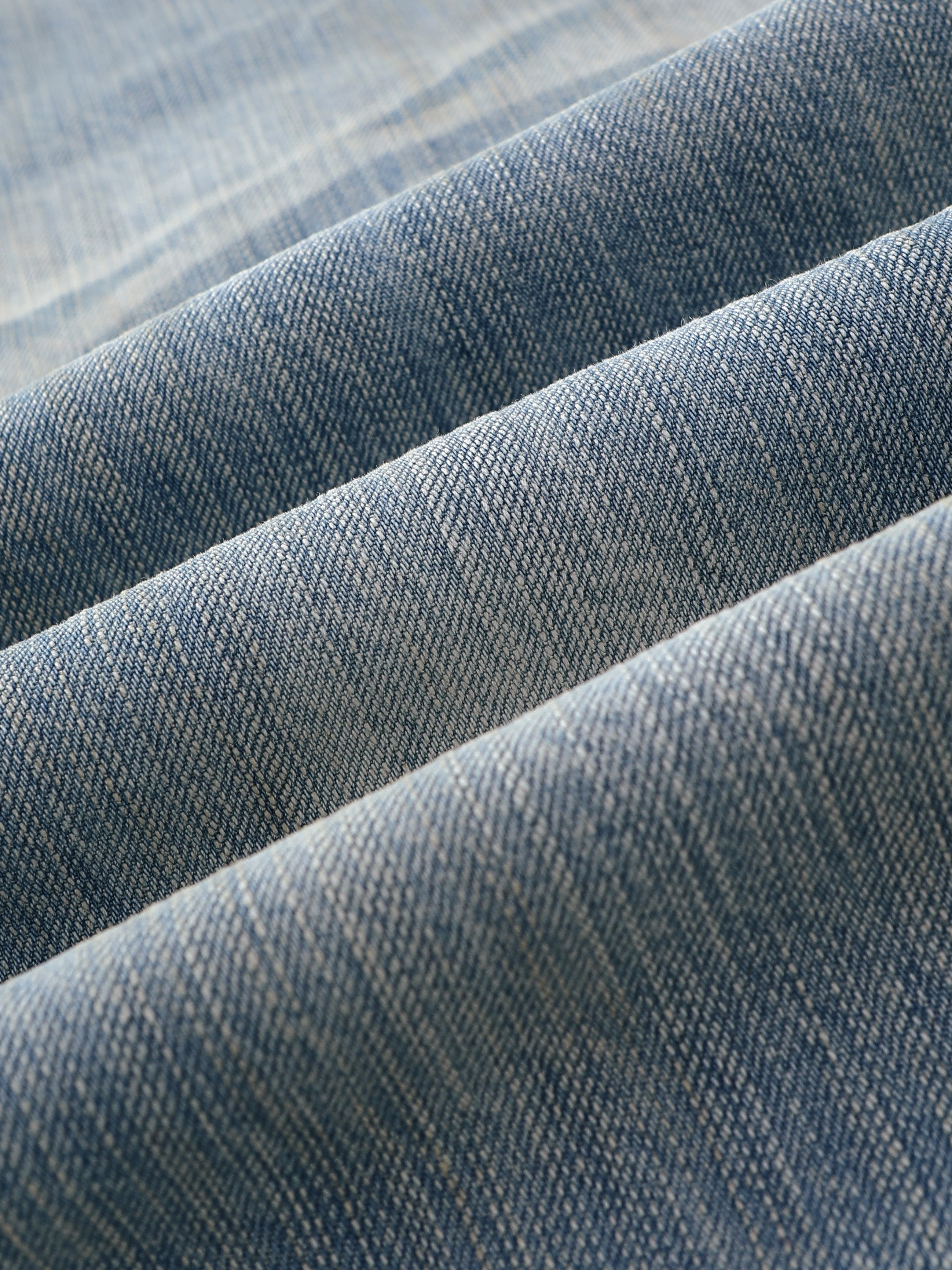 Rust Button Selvedge Denim Trouser