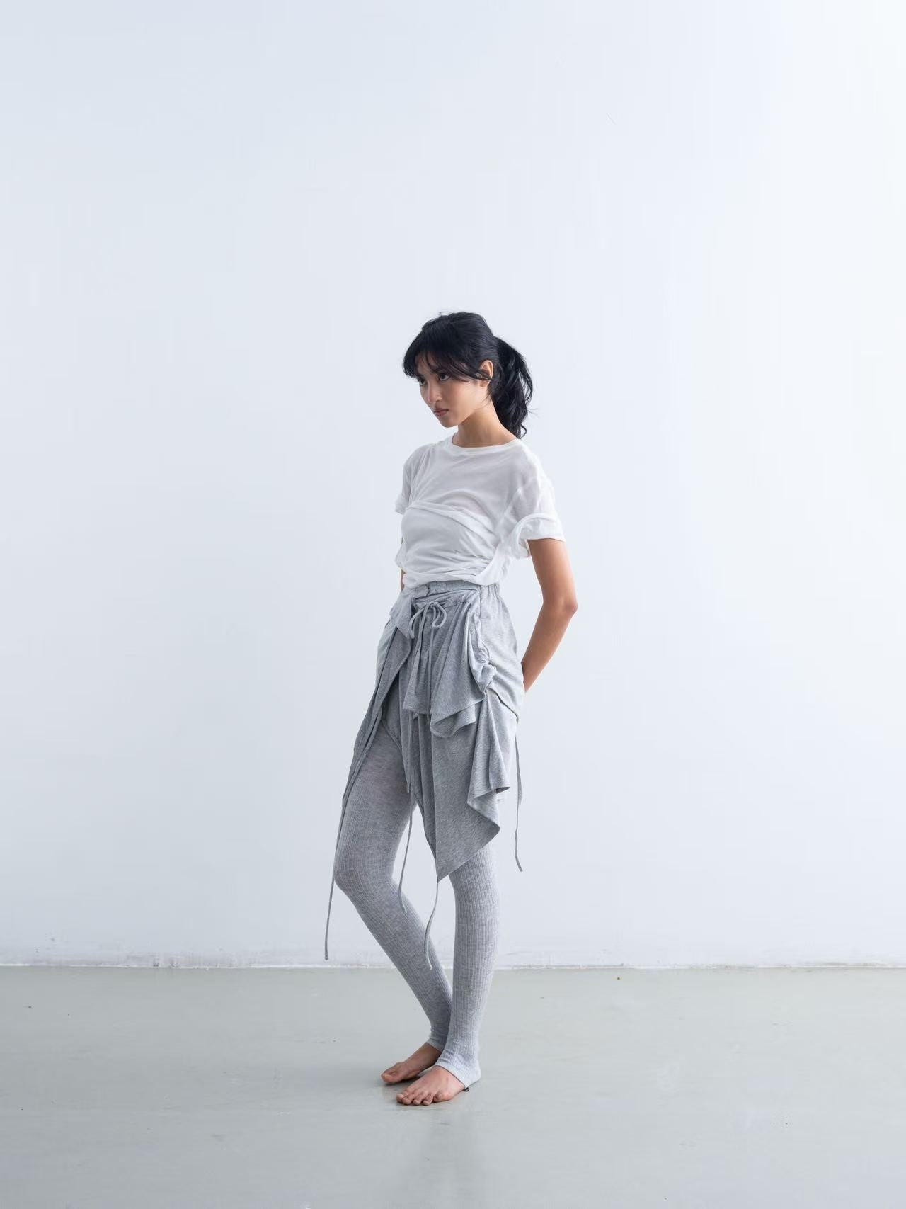 Deconstructed Knitted Skirt