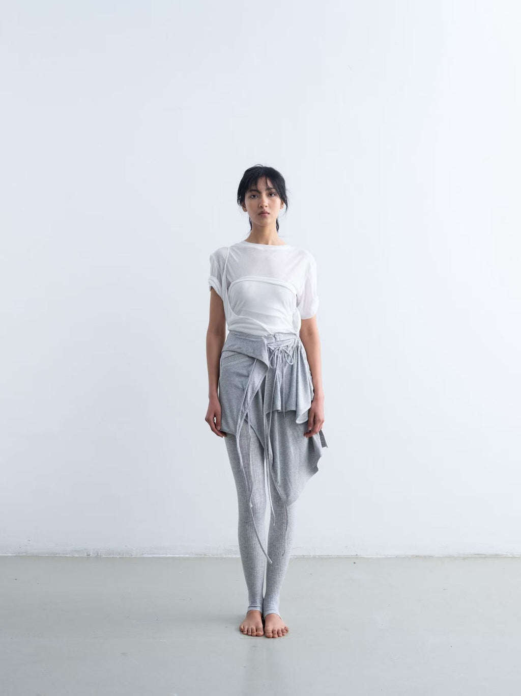 Deconstructed Knitted Skirt