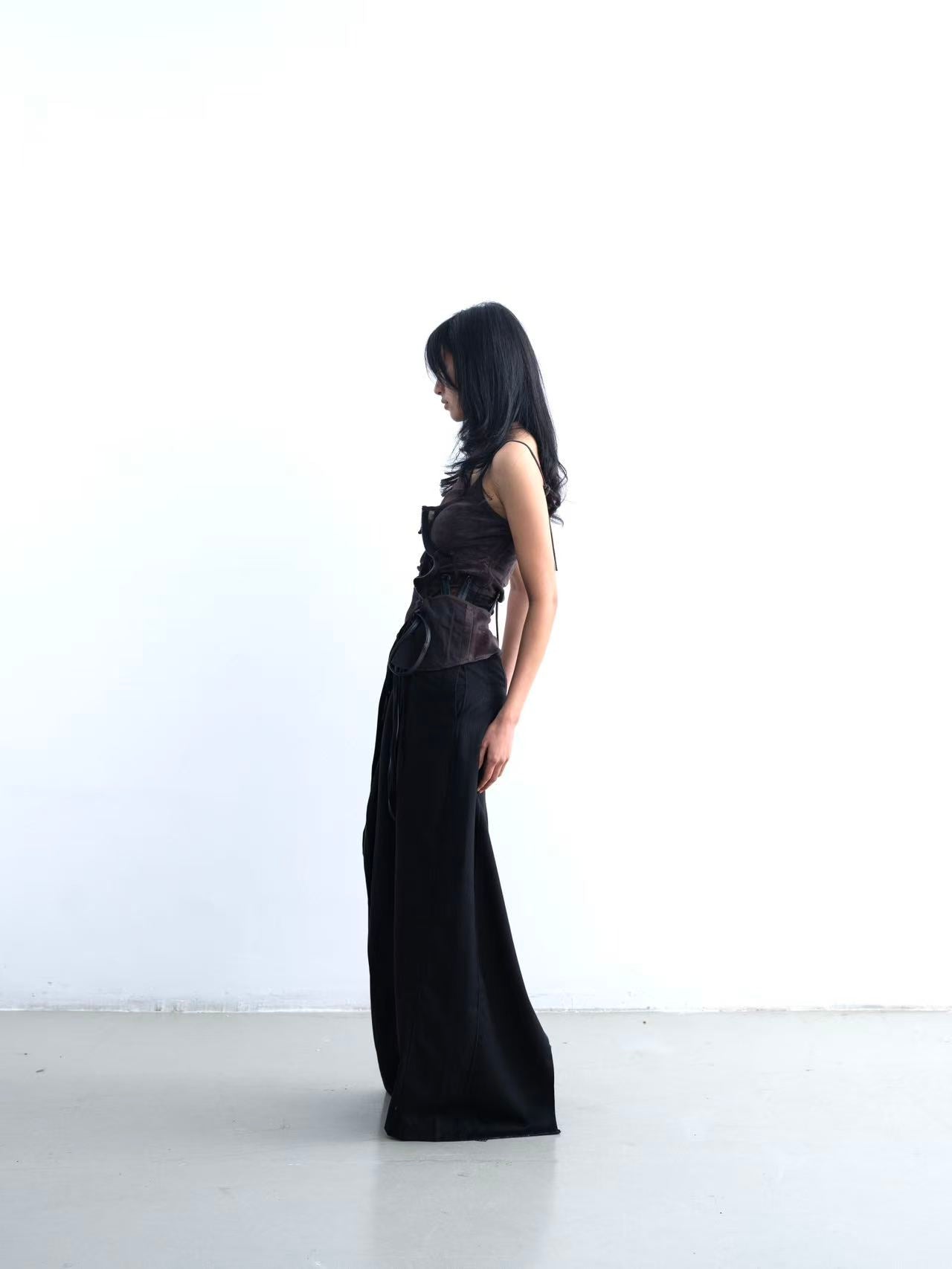 Layered Patchwork Maxi Skirt