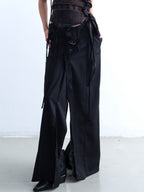 Layered Patchwork Maxi Skirt