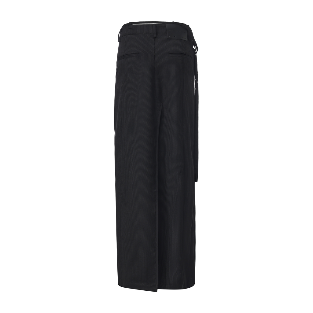 Layered Patchwork Maxi Skirt