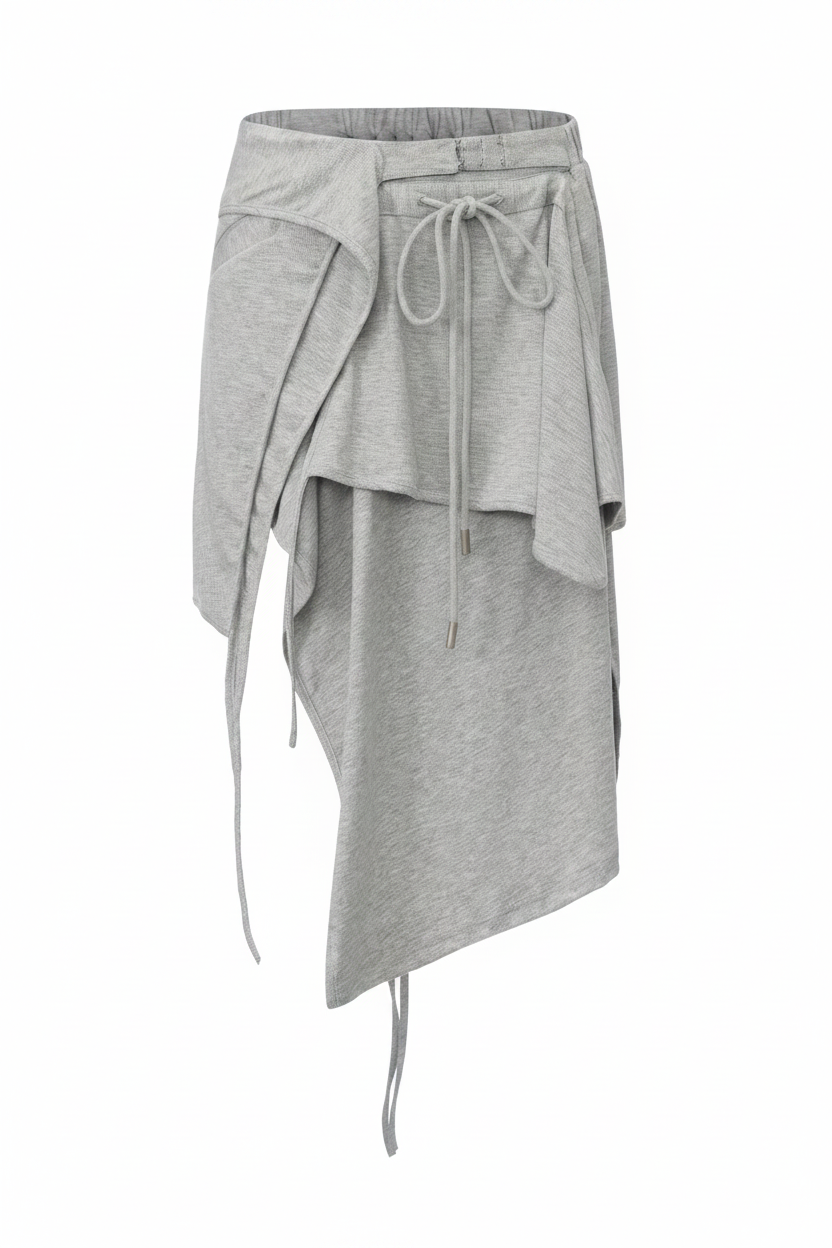 Deconstructed Knitted Skirt