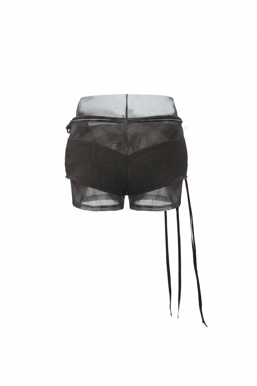 Double-Layer Mini Shorts
