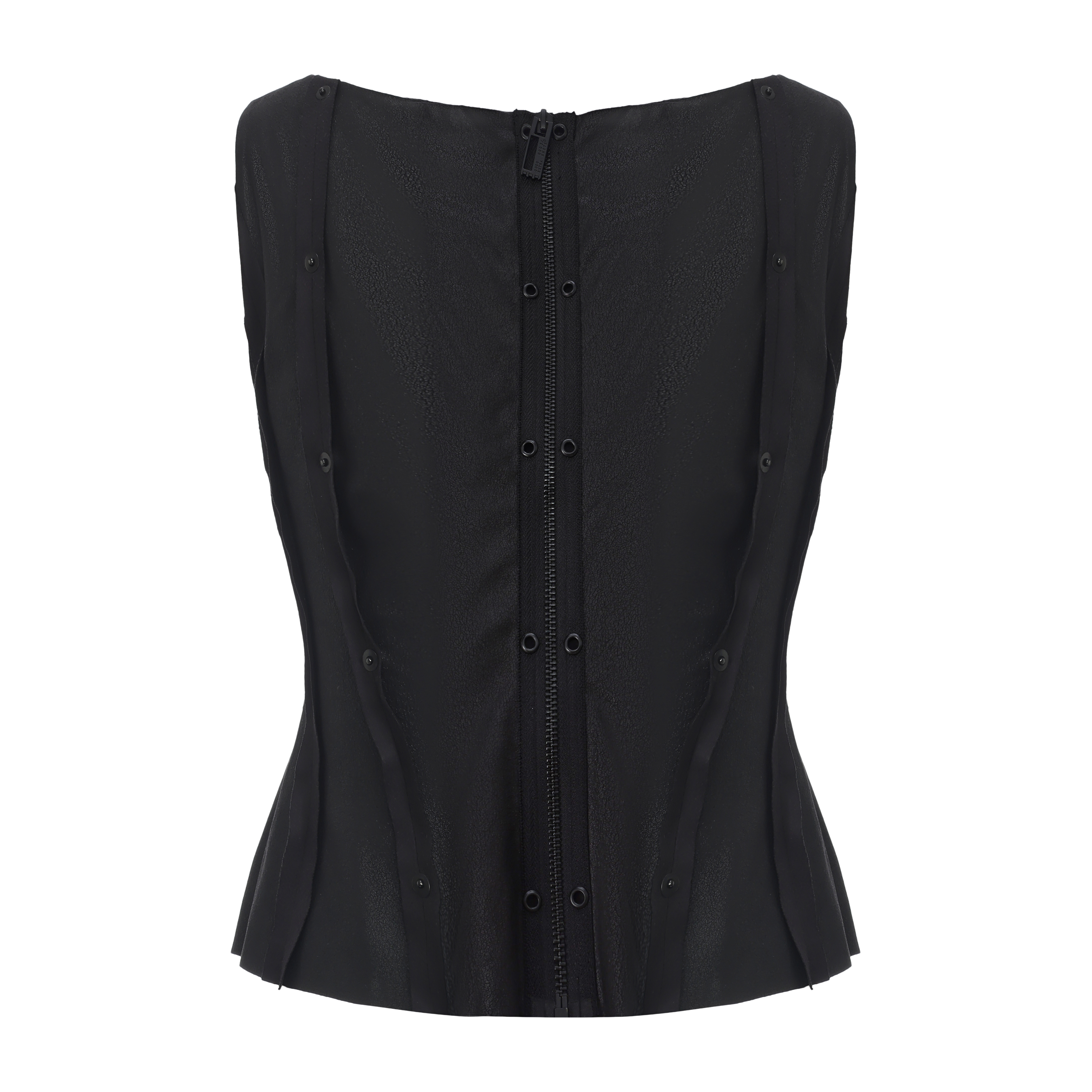 Cropped Leather Top