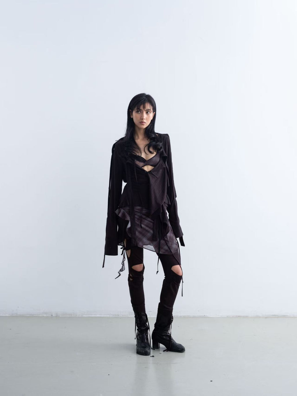 Two-Piece Deonstructed Shirt Separates