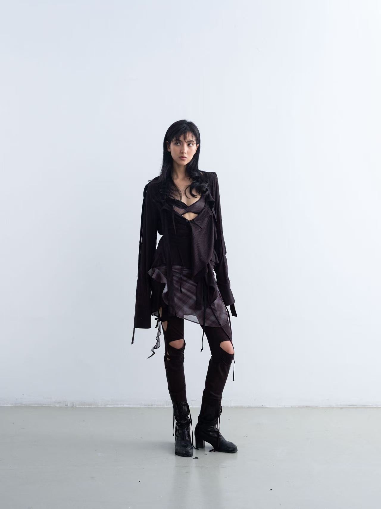 Two-Piece Deonstructed Shirt Separates