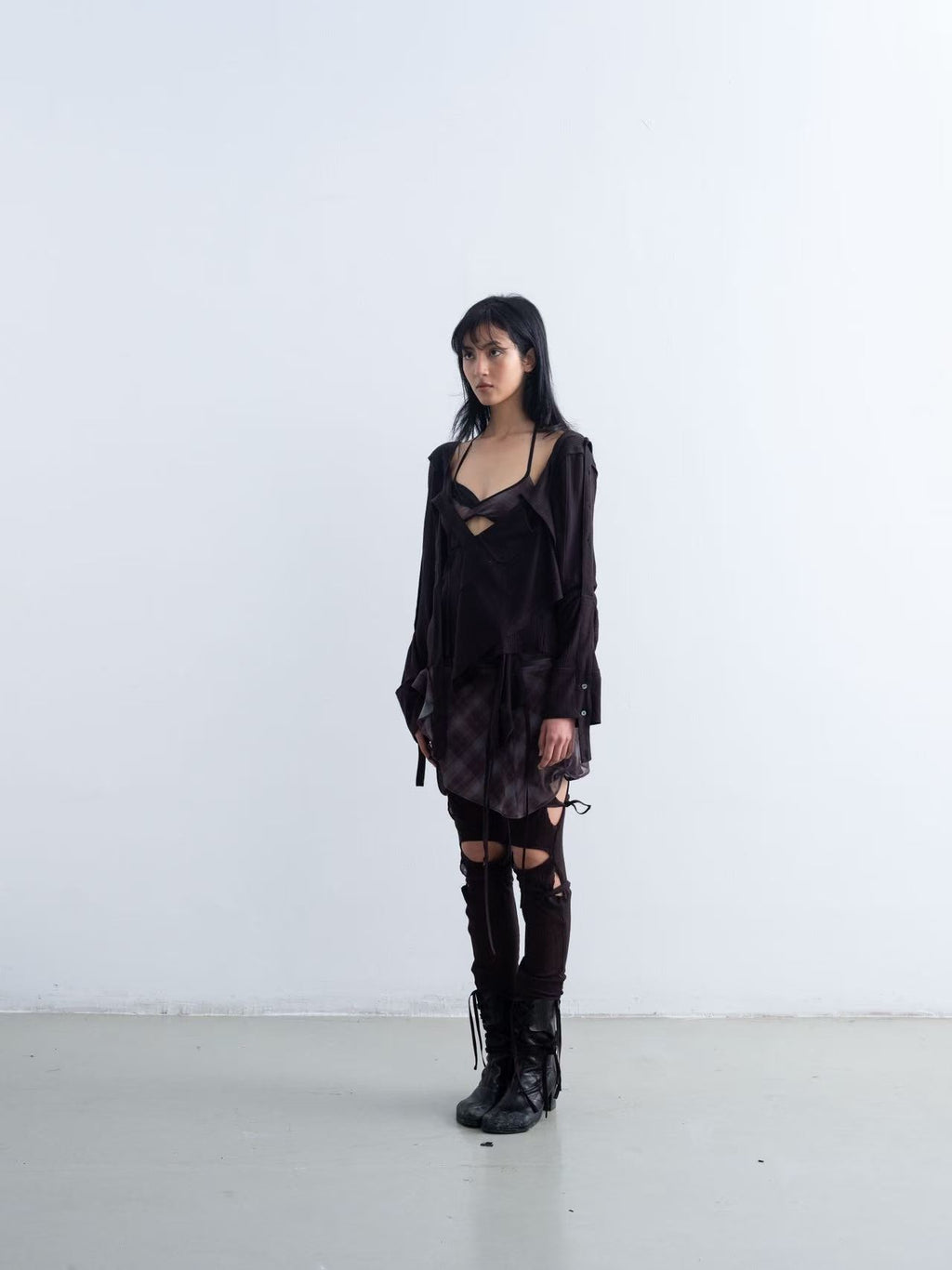 Two-Piece Deonstructed Shirt Separates