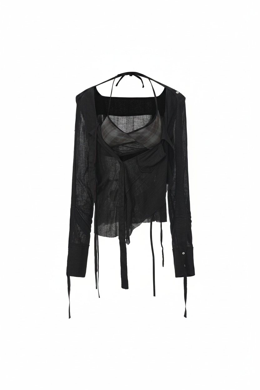Two-Piece Deonstructed Shirt Separates