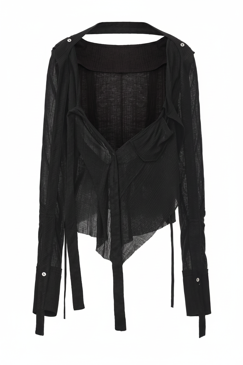 Two-Piece Deonstructed Shirt Separates