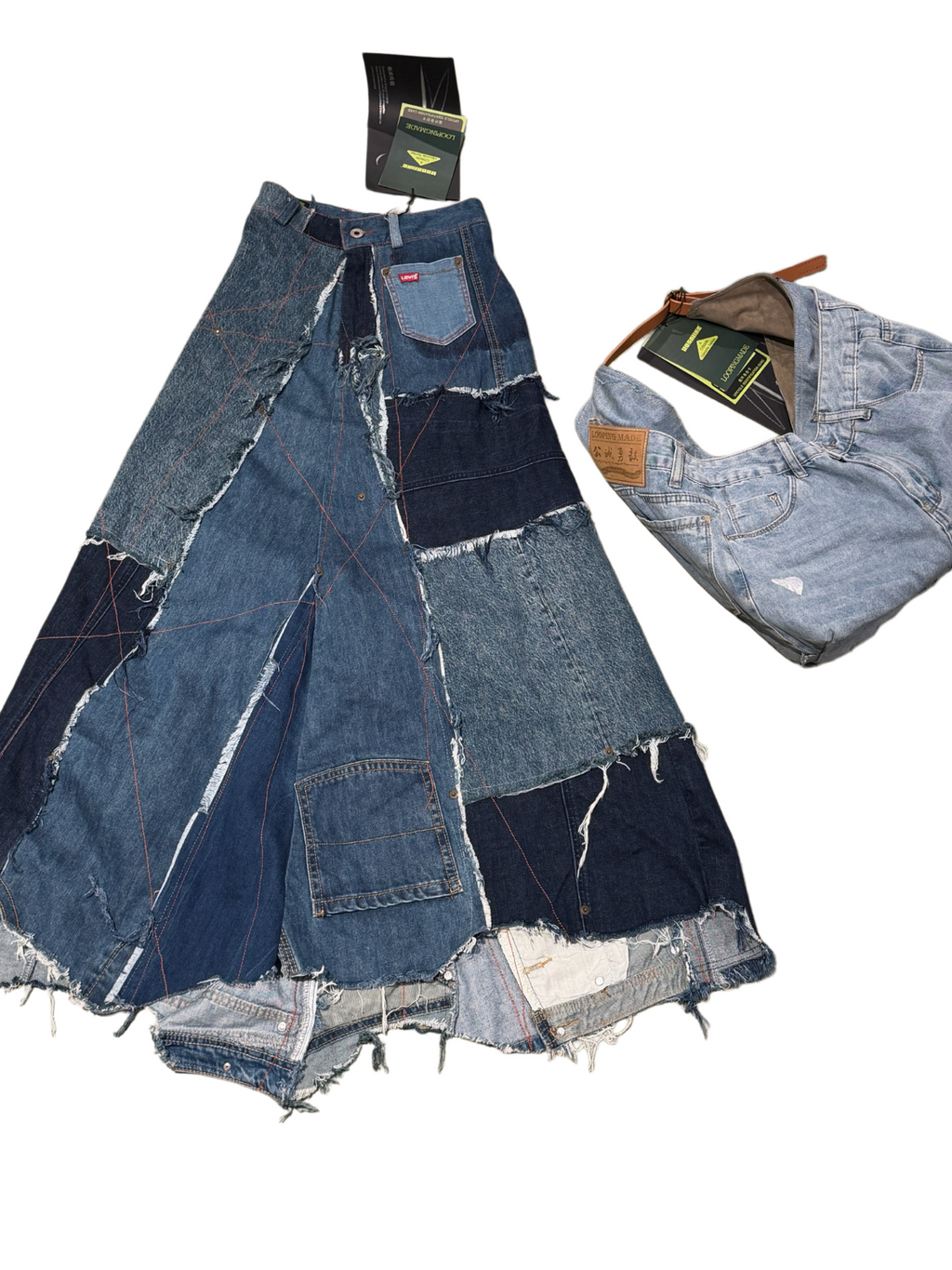 Levi's jeans remake A skirt