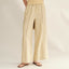 Timeless Capsule Linen Crochet Loose-Fit Pants