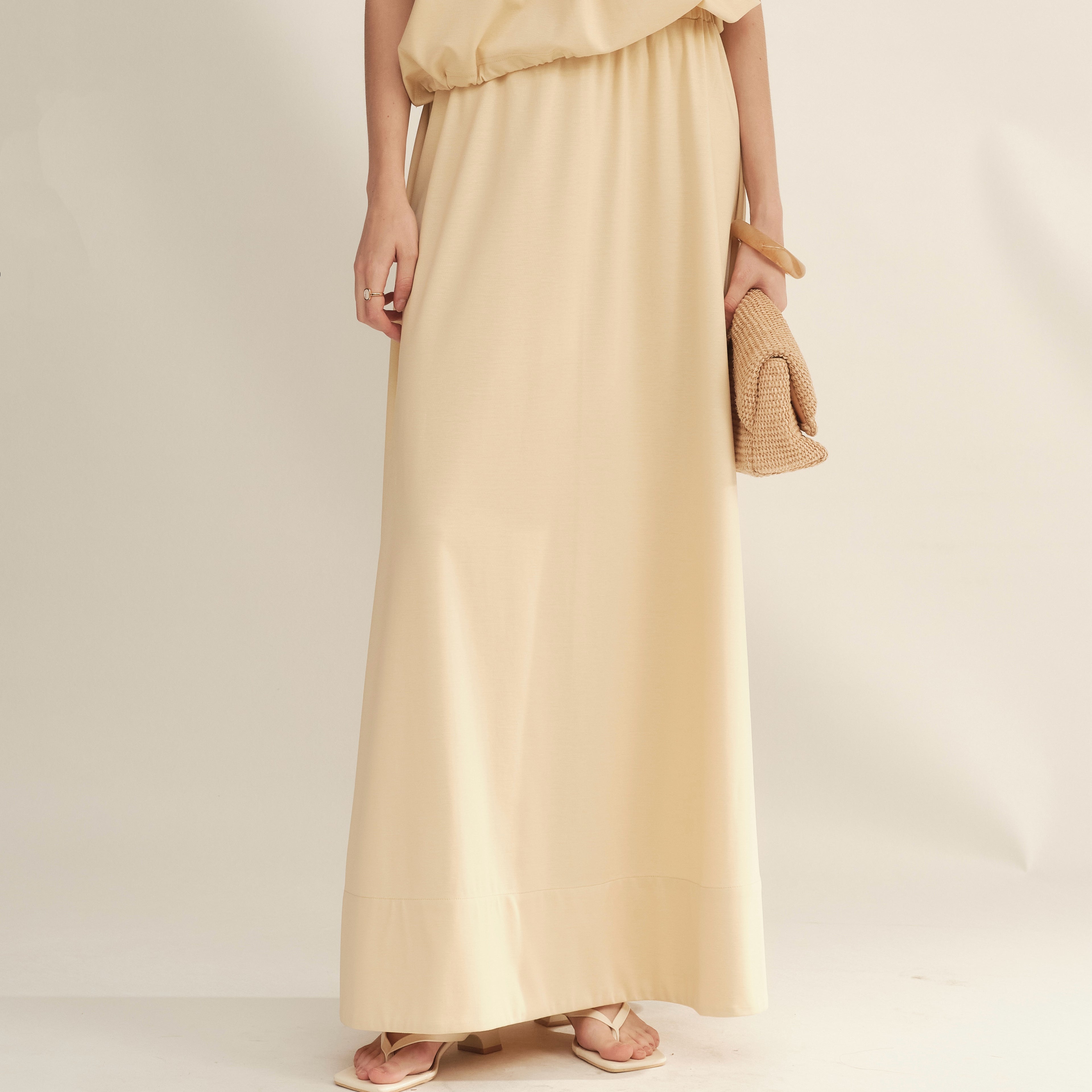 Timeless Capsule Versatile Oversized Long Skirt