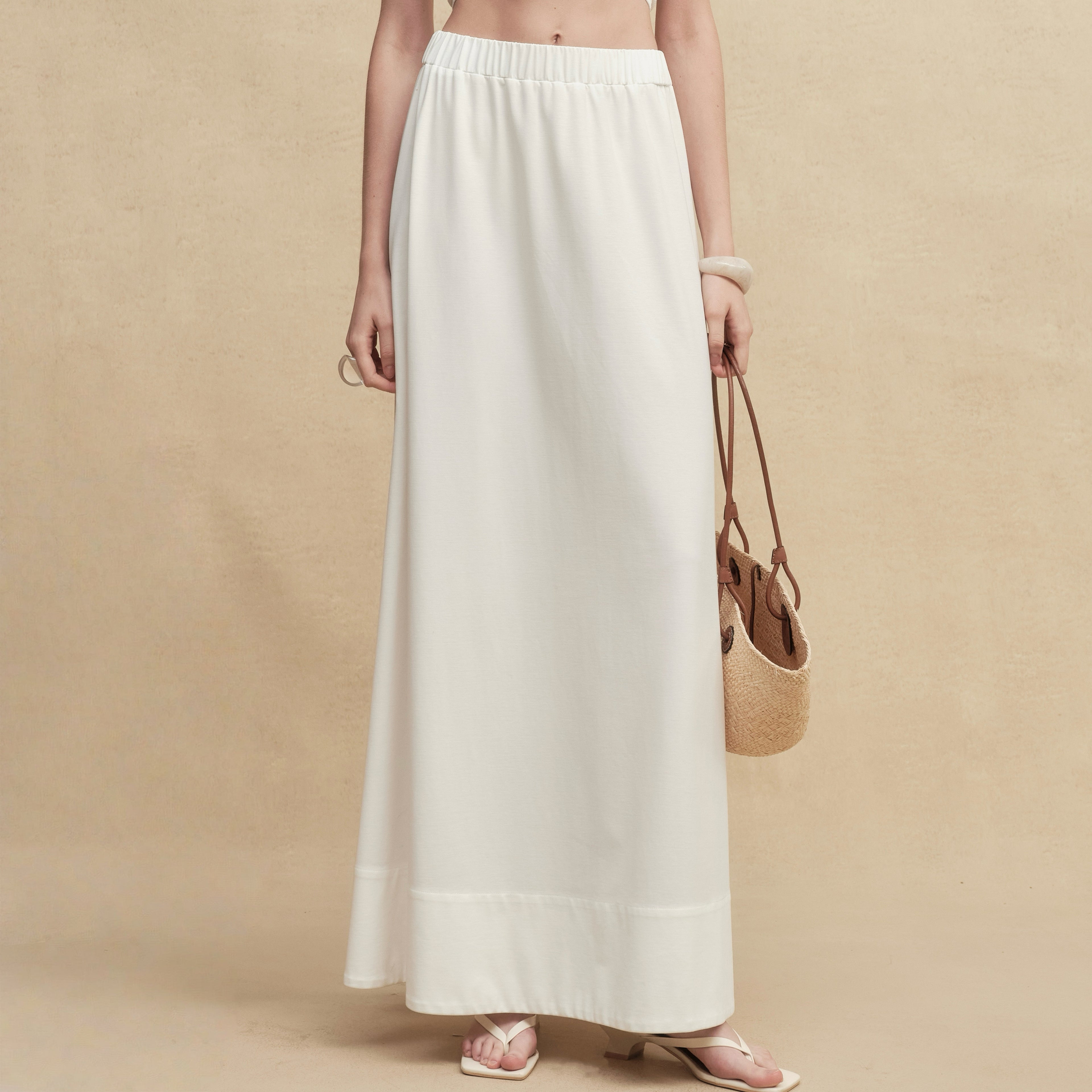 Timeless Capsule Versatile Oversized Long Skirt