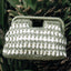Cloud-shaped Straw Clutch Bag