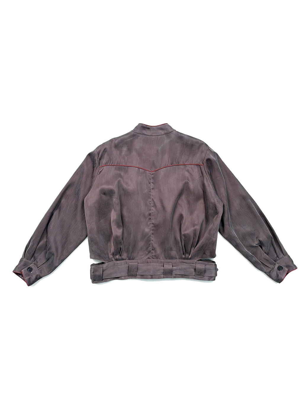Belted Cupro Jacket