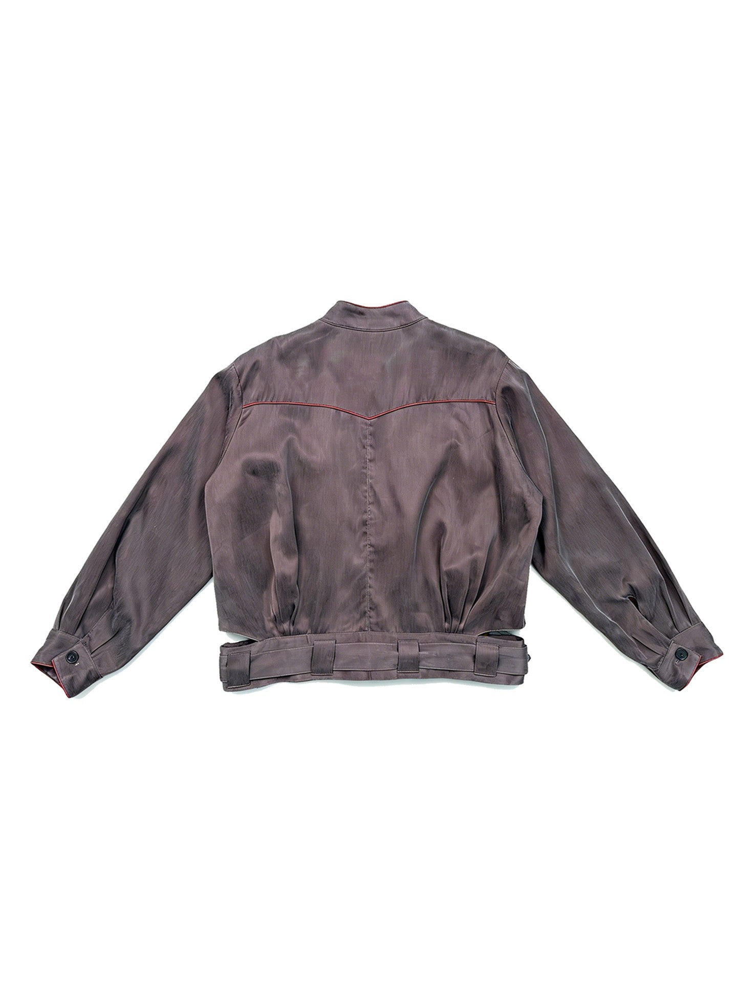 Belted Cupro Jacket