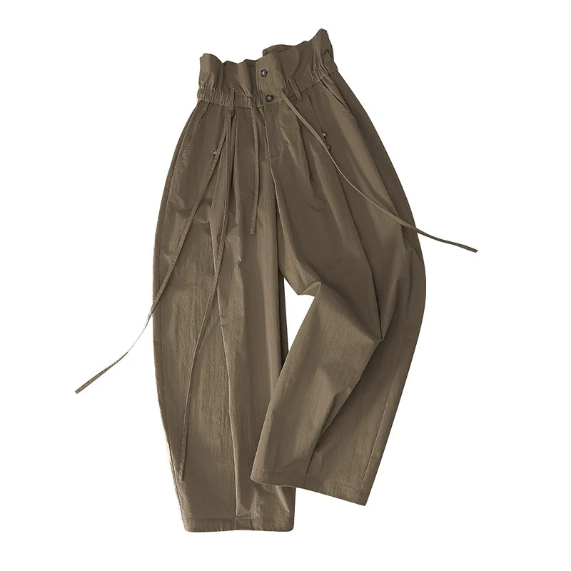 Summer Loose Wide-Leg Balloon Pants