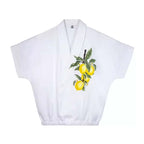 Botanical Embroidered Oversized Shirt