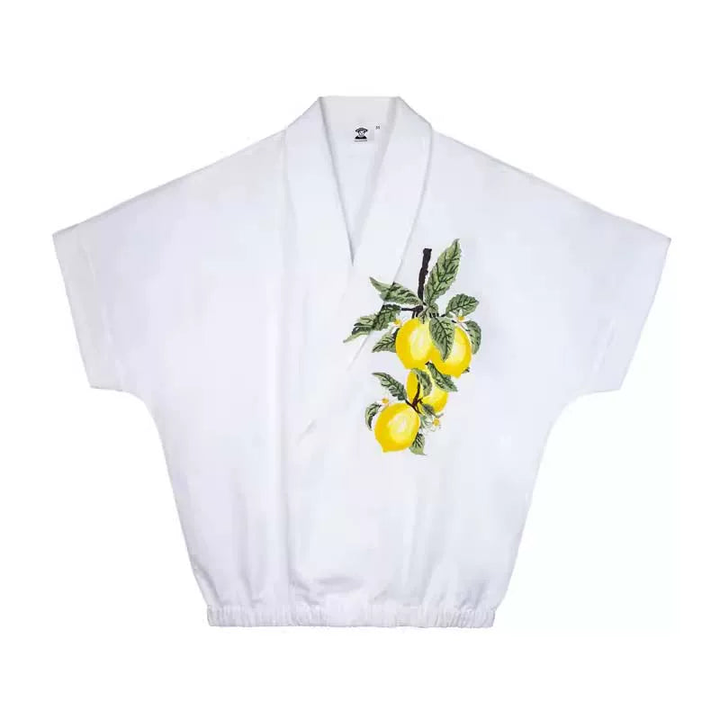 Botanical Embroidered Oversized Shirt