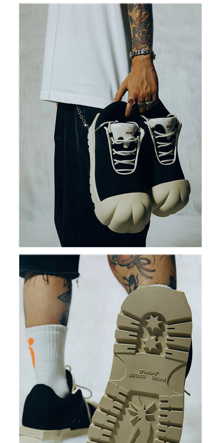 R/F & MAOZYWORLD Collaboration Thick Sole Low Boots