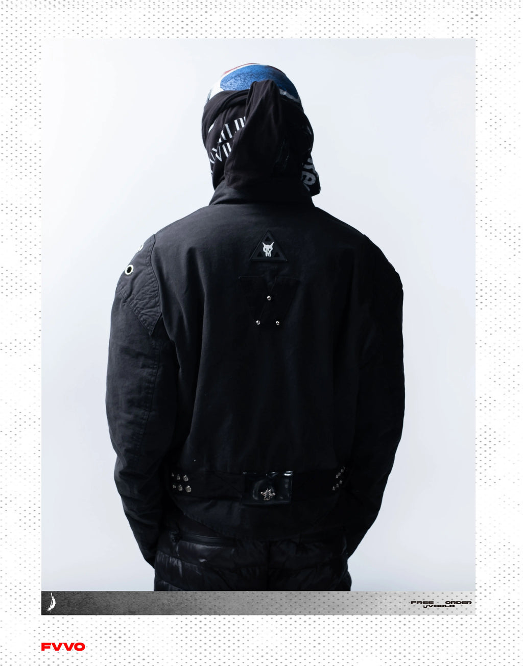 FVVO Quilted Cropped Biker Jacket