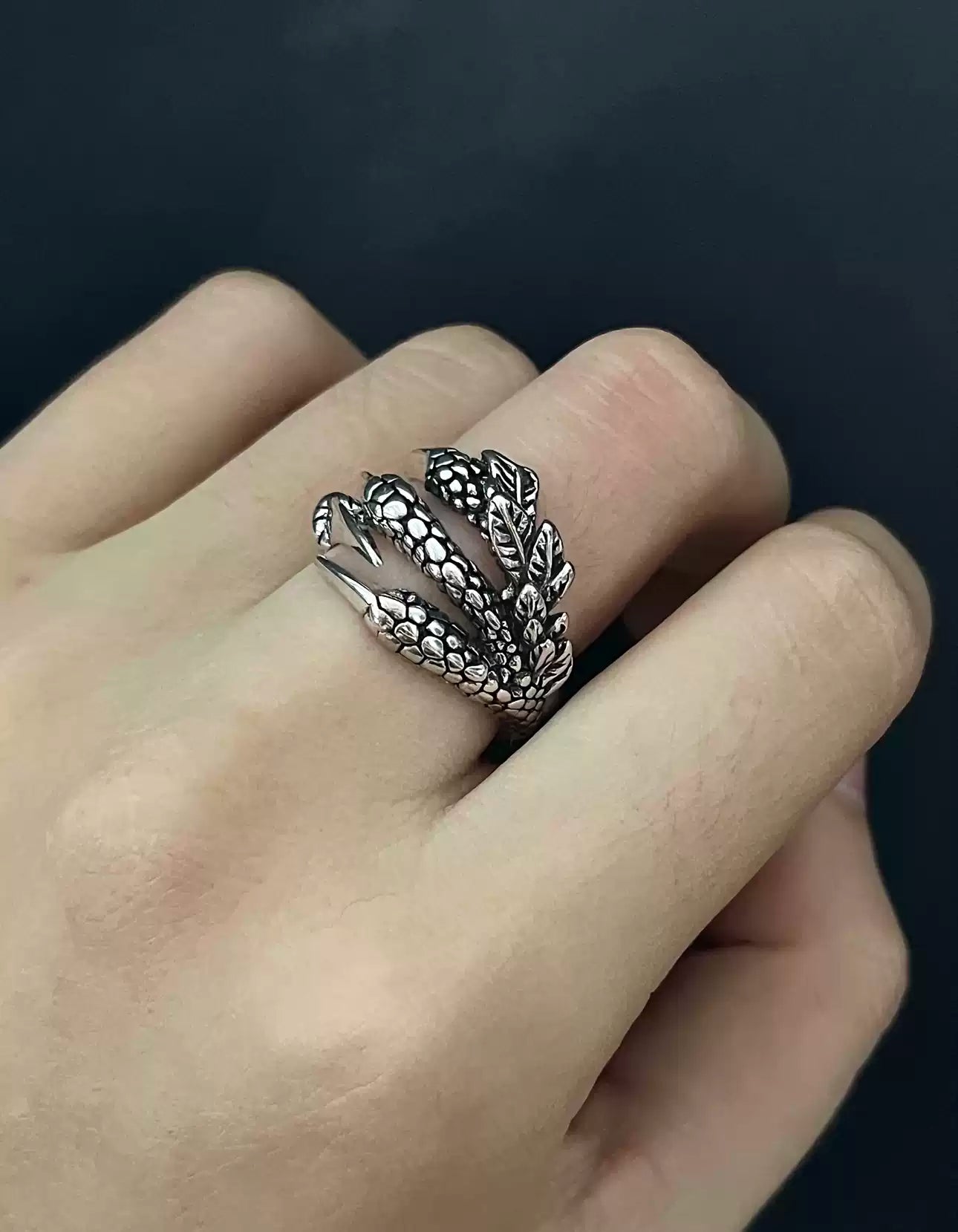 Vintage Eagle Claw Adjustable Ring Secondary image