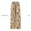 Mulberry Silk Floral Print Wide-Leg Pants