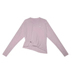 Loose Casual Asymmetrical Ruched T-Shirt