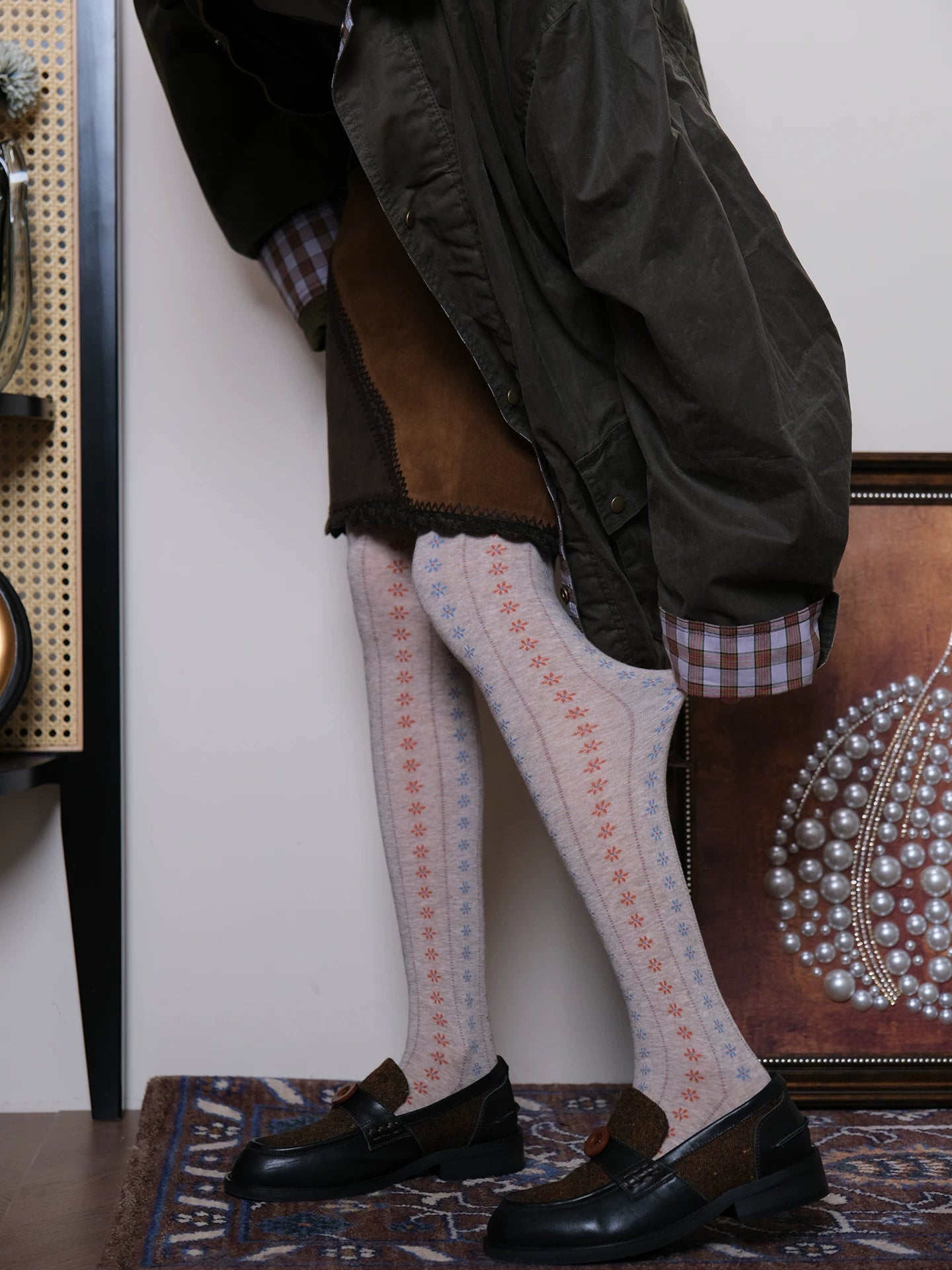 Vintage Winter Thermal Tights